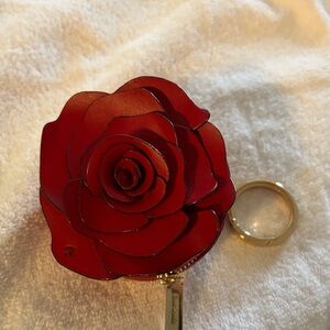Kate Spade Red Rose Keychain